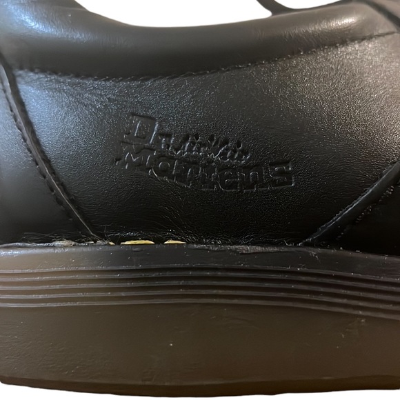 EUC VINTAGE DR. MARTENS Y2K Black Oxford in Leather and suede. UK 6/USM7 W8 - Picture 8 of 9